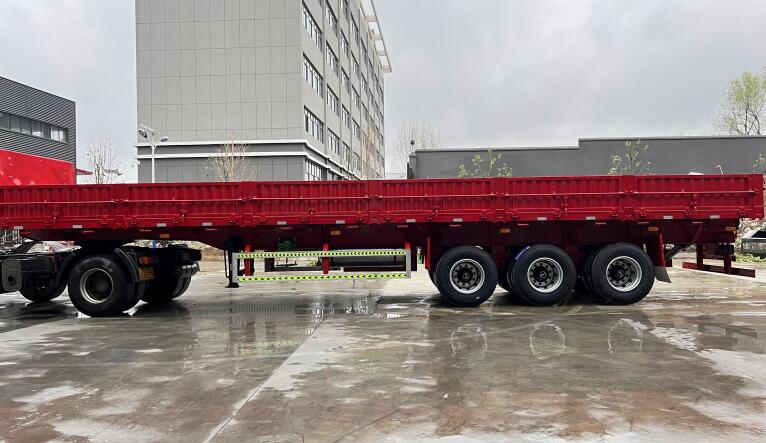 侧翻自卸半挂车