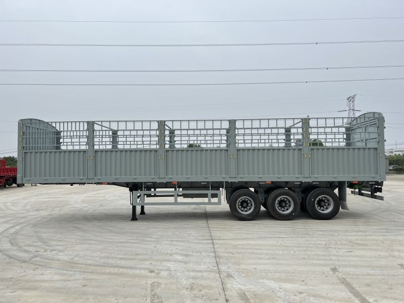 仓栏式半挂车-三轴