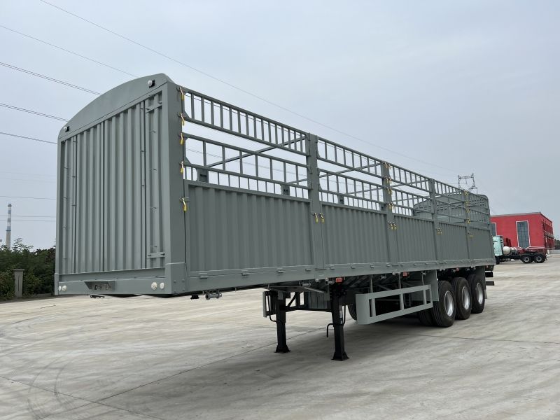 仓栏式半挂车-三轴