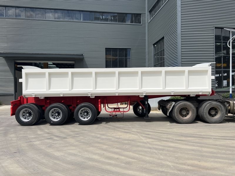 U型侧翻自卸式半挂车