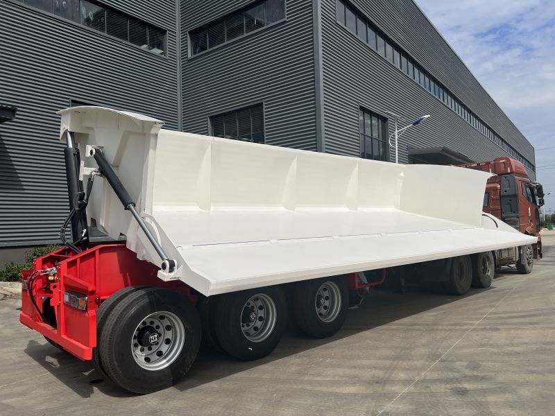 U型侧翻自卸式半挂车