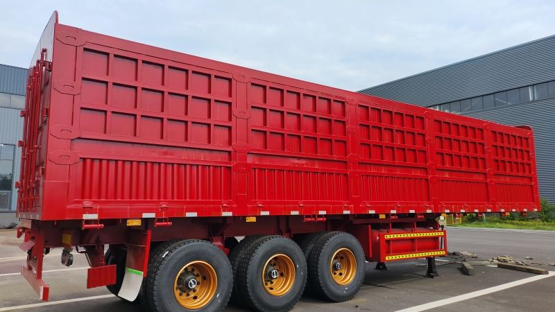 重型侧翻自卸半挂车