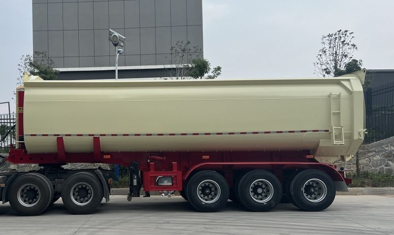 罐式后翻自卸半挂车