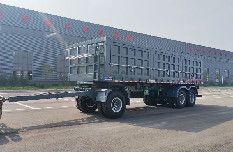 侧翻自卸全挂车