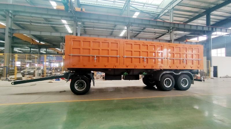 侧翻自卸全挂车