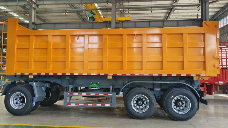 后翻自卸全挂车